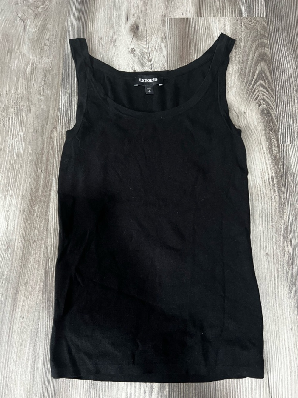 Express Black Scoop Neck Tank Top